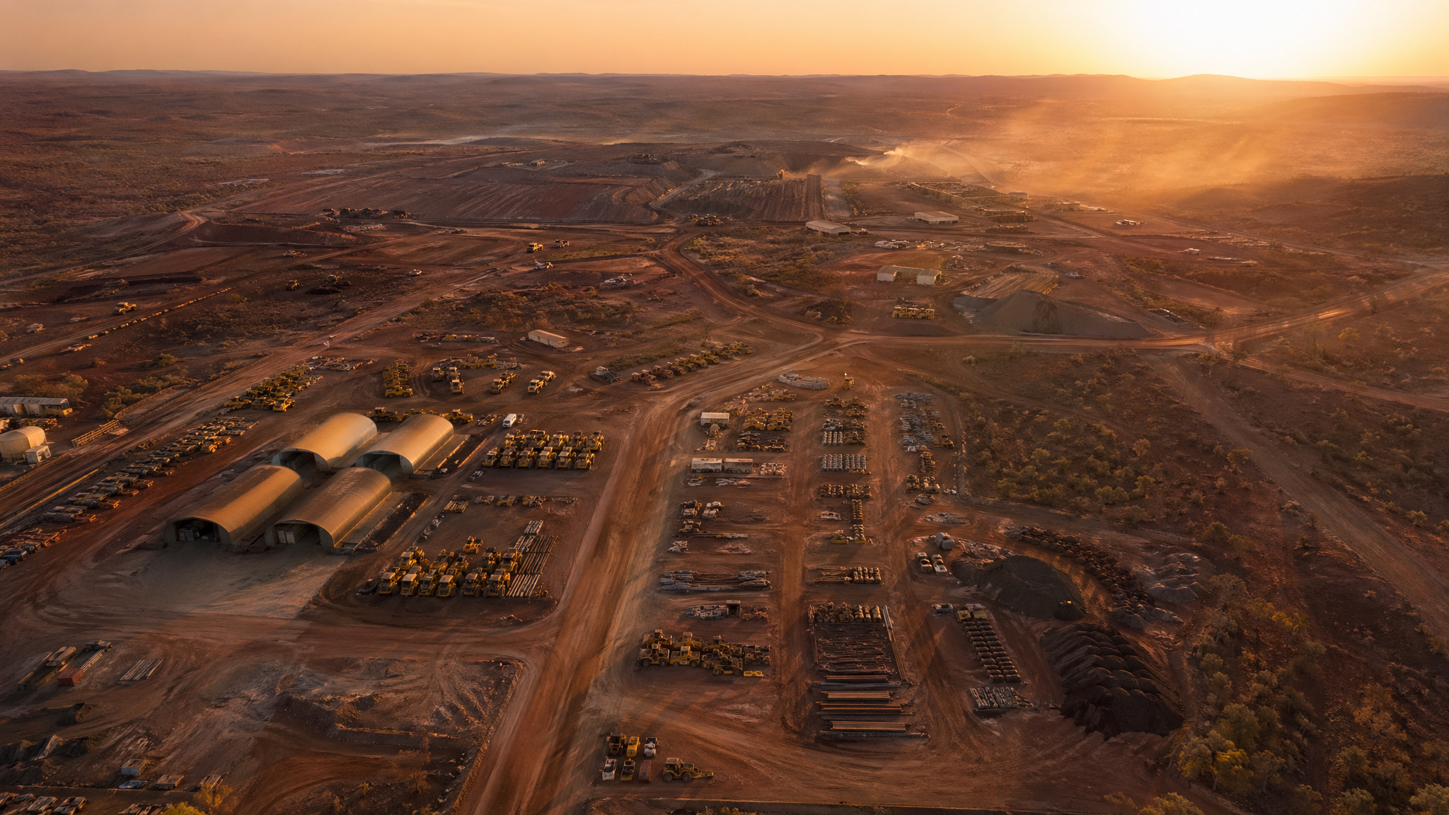 Industrial operations at a remote worksite