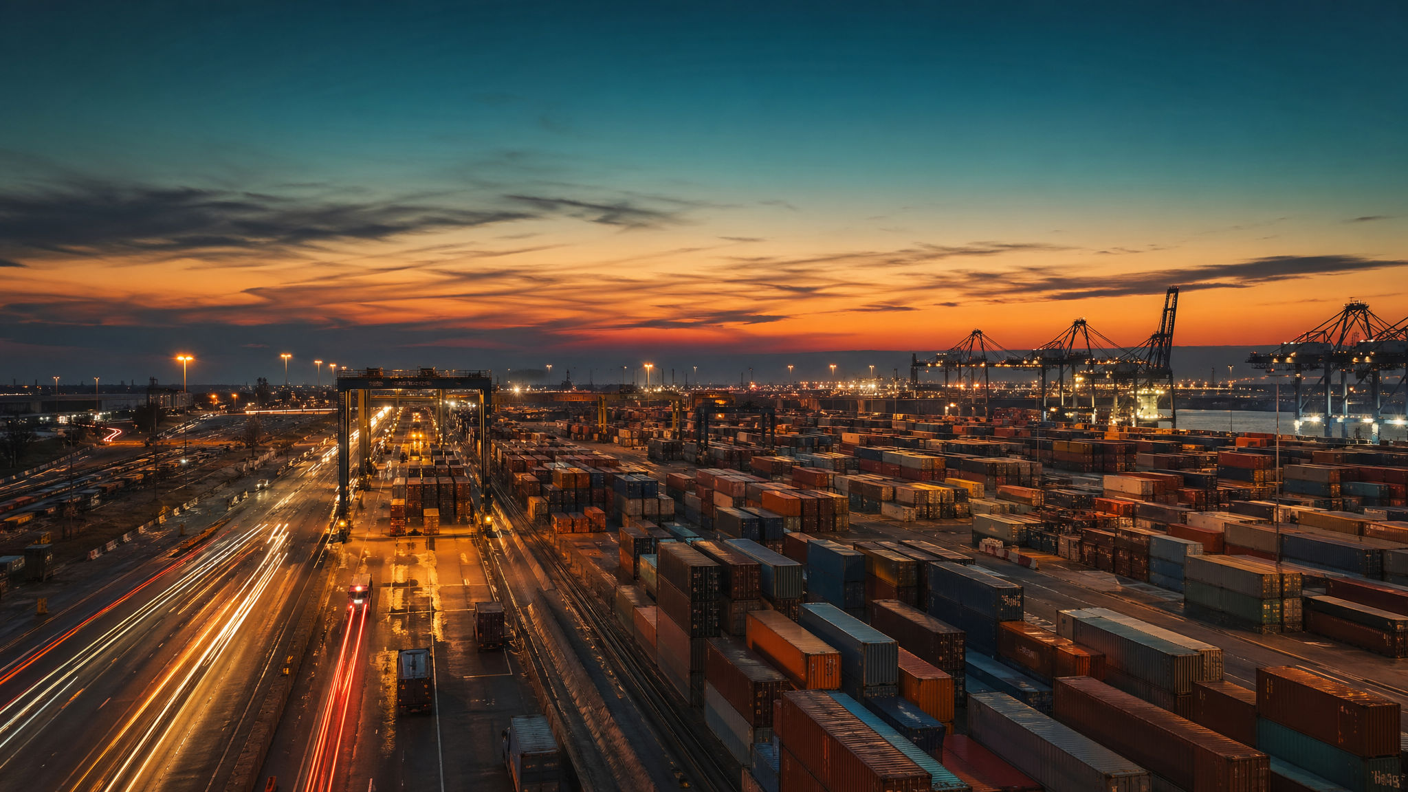 Transport and logistics terminal